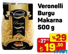 VERONELLİ BURGU MAKARNA 500 G